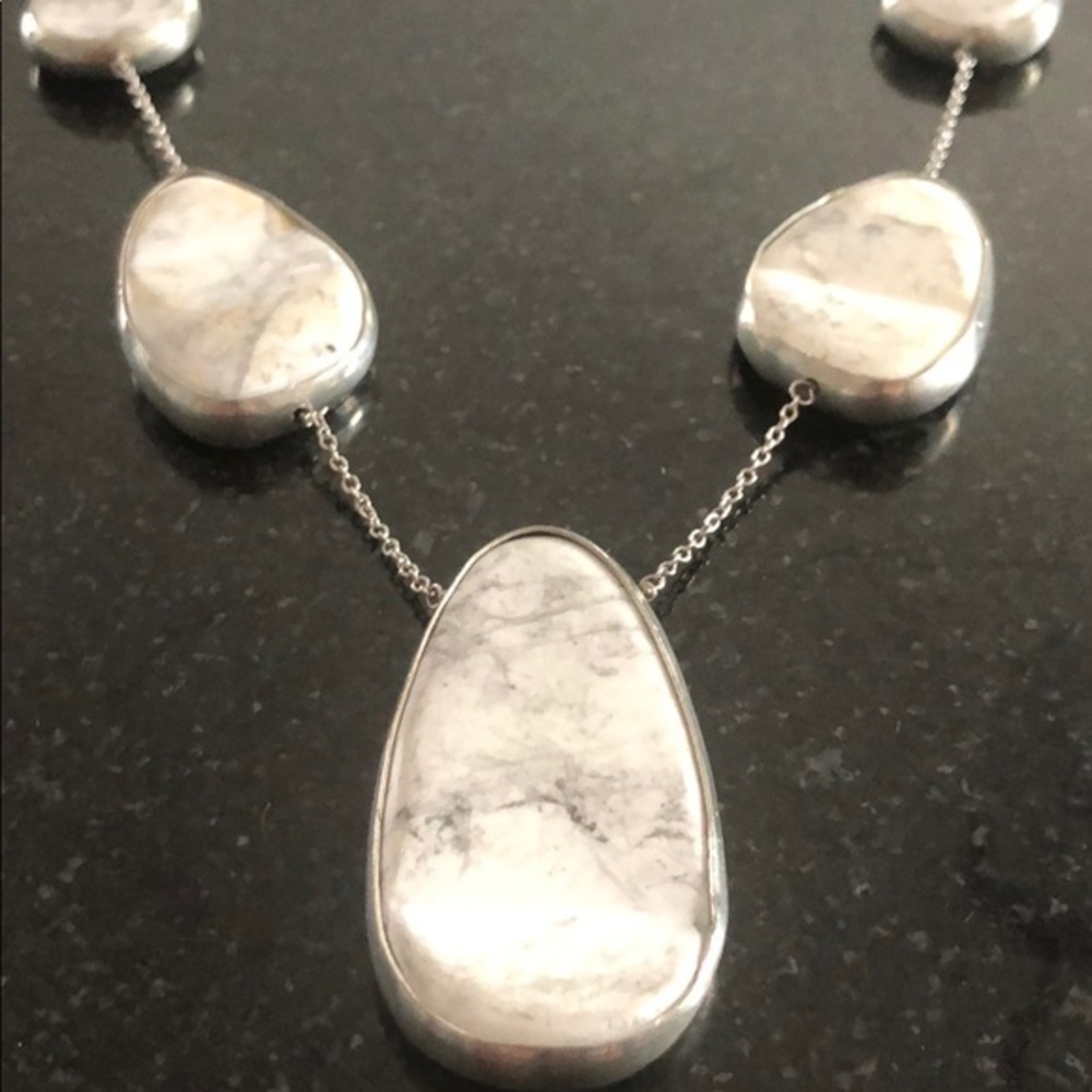 Beautiful Necklace Semi Precious Stones